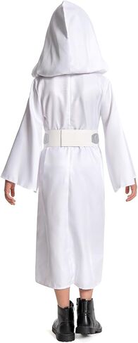 Princess Costume Kids Girls Force Knight Cosplay White Dress Belt Outfit for Birthday Halloween in Saudi Arabia