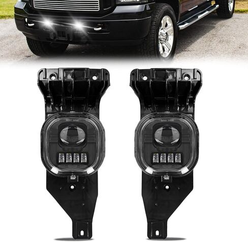 LED Fog Lights for 2005 2006 2007 F250 F350 F450 F550 super duty & 2005 Excursion Driving Lamps Assembly Set L&R Side- Clear Lens in Saudi Arabia