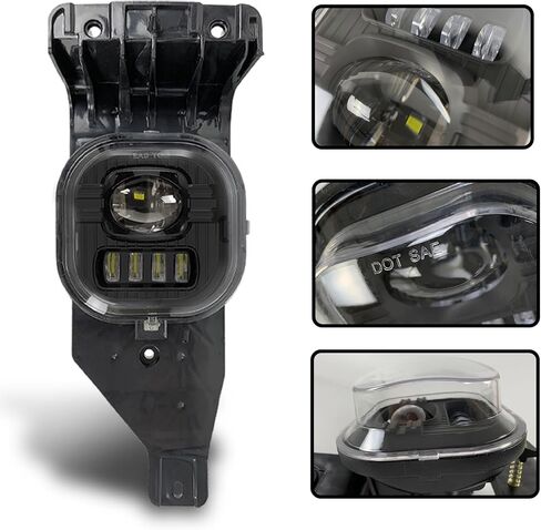 LED Fog Lights for 2005 2006 2007 F250 F350 F450 F550 super duty & 2005 Excursion Driving Lamps Assembly Set L&R Side- Clear Lens in Saudi Arabia