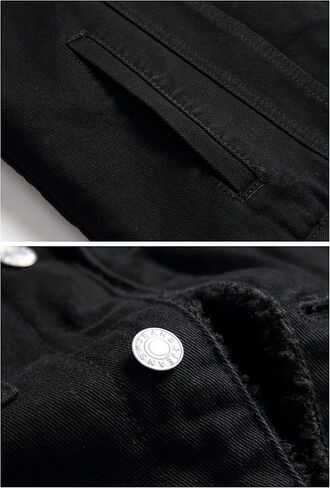 LZLER Men's Fleece Jean Jacket Winter Cotton Sherpa Lined Denim Fur Trucker Jacket in Kuwait