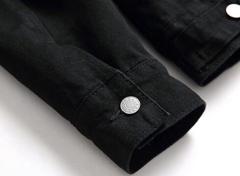 LZLER Men's Fleece Jean Jacket Winter Cotton Sherpa Lined Denim Fur Trucker Jacket in Kuwait