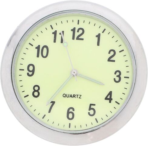 GLEAVI Car Quartz Clock Dashboard Dashcams for Cars Time Clock Car Clocks for Dash Truck Clock Car Mini Clock Stick on Clock Tiny Clock Automotive Car Clock Dual Purpose Round Clock Glass in Kuwait