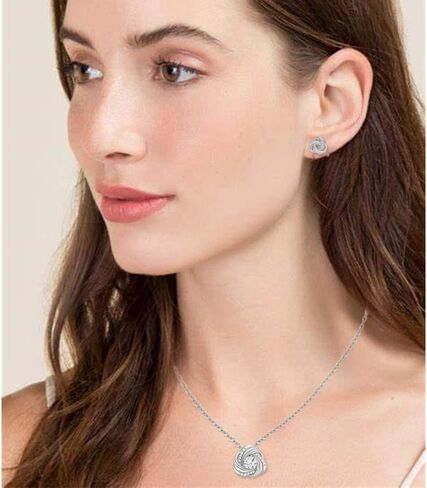 Bridesmaids Earrings Set Bridesmaid Proposal Gifts I Couldn't Tie The Knot Without You Wedding Jewelry Bridesmaids Gifts Love Knot Earrings Set of 4/6 in Kuwait