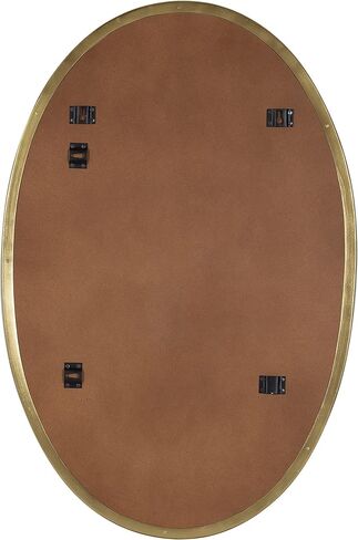 مرآة حائط بإطار بيضاوي من كيت آند لوريل رولو، مقاس 20 × 30، ذهبي in Kuwait