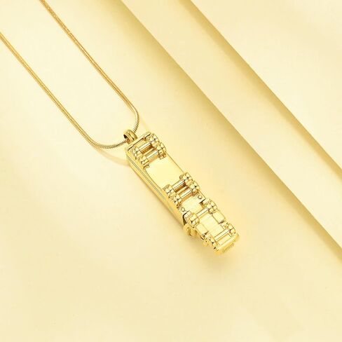 Urn Necklace for Ashes for Men Truck Cremation Jewelry Adults Stainless Steel 18 Wheeler Semi Truck Keepsake Urn Pendant Ashes Memorial Necklaces Jewelry Locket Gifts in Kuwait