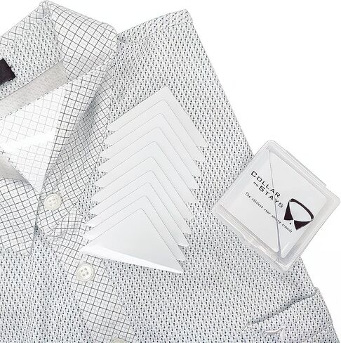 Collar Stays for Polo Shirts, No Curl Collar Polo Shirt Collar Stays, Polo Shirt Collar Fixed Great for Any Shirt with Collar in Saudi Arabia