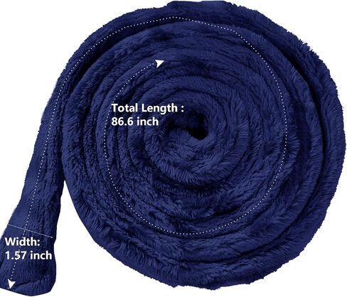 FashGudim Mens Robe Belt Replacement Plush Bathrobe Tie Waist Belt 86 inch x 1.6 inch in Kuwait