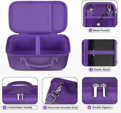 Hard Travel Case for New Bose SoundLink Max Large Portable Waterproof Bluetooth Speaker Protective Carrying Pouch Bag with Mesh Pocket fit USB-Cable and Other Small Accessories, Blue in Kuwait
