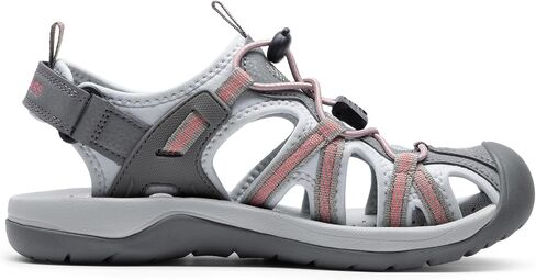 DREAM PAIRS Women's Closed Toe Hiking Sandals | Quick-dry closed toe sandals with EVA cushioning, water shoes with adjustable straps for hiking, travel and water adventure in Kuwait
