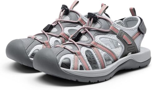 DREAM PAIRS Women's Closed Toe Hiking Sandals | Quick-dry closed toe sandals with EVA cushioning, water shoes with adjustable straps for hiking, travel and water adventure in Kuwait