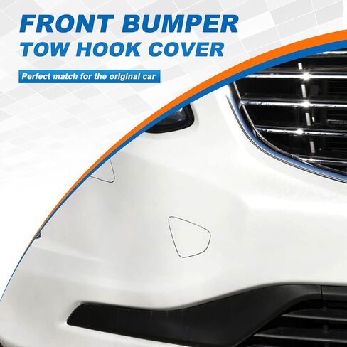 Front Bumper Tow Hook Cover Towing Eye Cap Fit for Volvo XC60 2014 2015 2016 2017 31323767 31323767-2 398215624 (Unpainted, Right Passenger Side) Xinpinsai in Kuwait