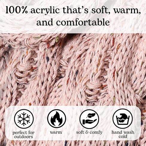 قبعة صغيرة فضفاضة كبيرة الحجم من Funky Junque مع وشاح إنفينيتي مطابق in Kuwait