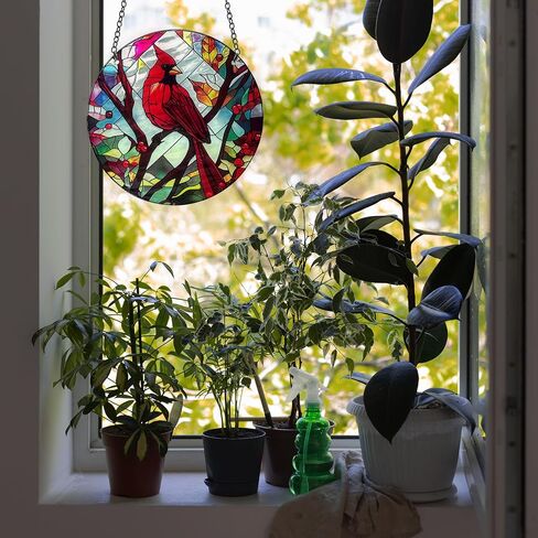 Hummingbird Suncatcher, Hummingbird Panel Glass Stained Glass Indoor Window Art Wall Decor for Hummingbird Bird Lover. in Saudi Arabia