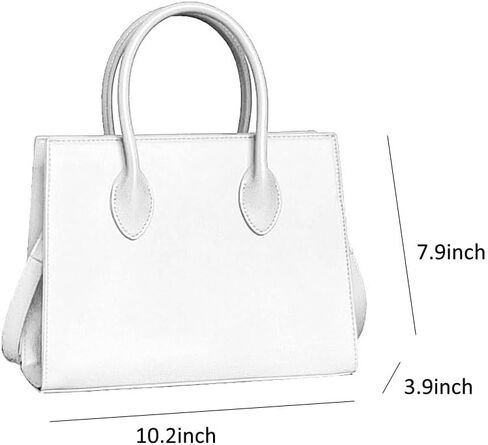 حقيبة يد من جلد الغزال البني بمقبض علوي للنساء حقائب حمل للعمل in Kuwait