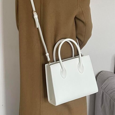 حقيبة يد من جلد الغزال البني بمقبض علوي للنساء حقائب حمل للعمل in Kuwait