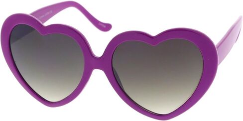 zeroUV Women's Oversize Gradient Lens Heart Sunglasses 55mm in Saudi Arabia