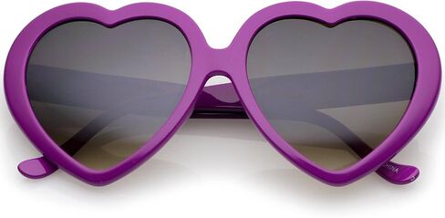 zeroUV Women's Oversize Gradient Lens Heart Sunglasses 55mm in Saudi Arabia