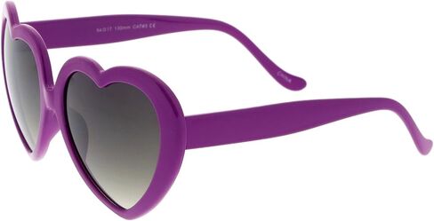 zeroUV Women's Oversize Gradient Lens Heart Sunglasses 55mm in Saudi Arabia