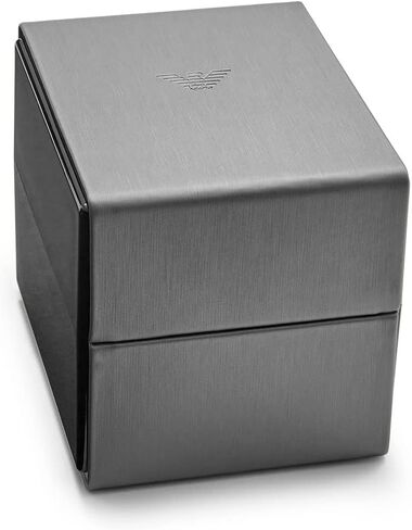 ساعة إمبوريو أرماني للرجال كرونوغراف سيليكون أسود (موديل: AR11515) in Kuwait