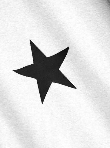 Avanova Women Star Graphic Raglan Long Sleeve Tee Shirt Color Block Loose Top in Saudi Arabia