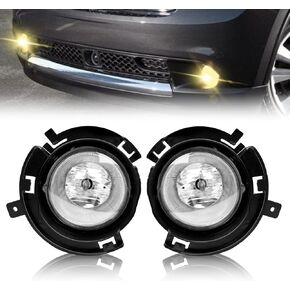 مصابيح الضباب المتوافقة مع مجموعة مصابيح الضباب للمصد الأمامي لسيارة دودج دورانجو 2011 2012 2013 بدون سائق تسخير الأسلاك وجانب الركاب in Kuwait