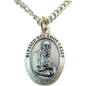 Westman Works Blessed Father Solanus Casey Medal with Stainless Steel Chain Catholic Capuchin Saint Medal