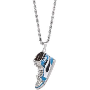 Hip Hop BasketballShoes Sweater Chain Necklace Jewelry Gifts for Women Men