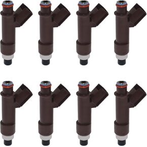 Fuel Injector 23250-50060 23250-50080 Compatible With Toyota Tundra Sequoia 4Runner Land Cruiser Lexus GX470 LX470 4.7L 2005-2009 8-Pack
