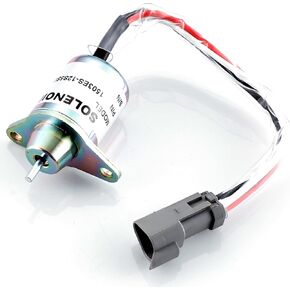 129486-77952 Fuel Shut Off Solenoid Woodward SA-4920 Thermo King 42-0100 41-6383 1503ES-12S5SUC11S for Yanmar Engine 3TNE72 3TNA72 4TNE84 4TNE88 Thermo King KD2 MD2 TD2 12VDC