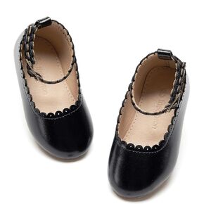 THEE BRON Toddler Mary Janes | Arch Support Leather Princess Shoes | Birthday Party Flats