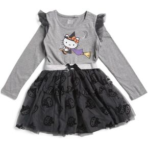 Girls Halloween Hello Kitty Dress