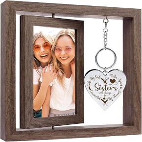 Sister Gifts from Sisters,Valentines Day Gifts for Sisters,Christmas Gifts for Sister in Law,Sister Picture Frame,Sister Birthday Gift Ideas,Gifts for Sisters from Sisters