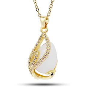 Necklaces For Women, Crafted In 18K Gold Plated Titanium Steel And Zircon, Gifts For Moms, Aunt, Grandma, Ladies for Christmas.