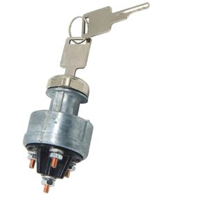 Geofrey Ignition Switch w/2 Keys 123196GT 123196 Compatible with Genie GTH-636 GTH-644 GTH-844 GTH-1048 GTH-1056