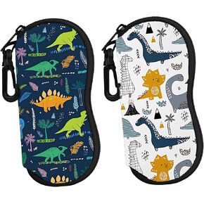 glass Case Soft Eyeglass Case Neoprene Eye Glass Cases For Womens Light Sunglasses Case 2Pack Glass Cases