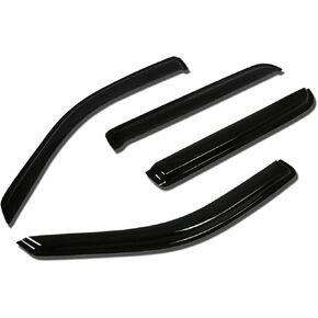 Auto Dynasty 4Pcs Tape-On Window Vent Visor Deflector Rain Guard Compatible with Ford Explorer/Mercury Mountaineer/Lincoln Aviato