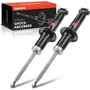 A-Premium Rear Pair (2) Shock Absorber Compatible with BMW X3 2011-2017, X4 2015-2018, Driver and Passenger Side