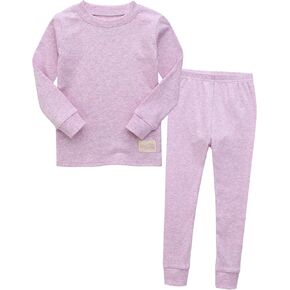 Vaenait 6M-12Y Toddler Kids Super Soft Lightweight Breathable Modal Cotton Melange Sleepwear Pajamas Set