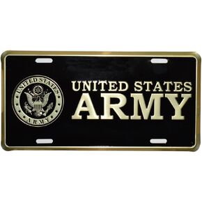 US Army License Plate
