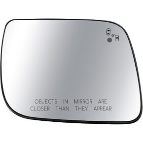 Right Passenger Side Heated Mirror Glass Fit for Ford Explorer 2011-2015 Replace BB5Z17K707D, RH Rear View Mirror Glass Lens with Blind Spot Detection