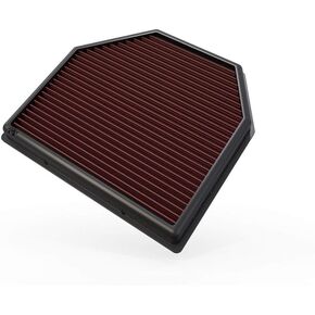 K&N High-Flow Original Lifetime Engine Air Filter: Increase Power & Acceleration, Washable, Premium, Replacement Car Air Filter: Compatible with 2011-2019 BMW (M2 coupe, M3, M4, M5, M6), 33-2488