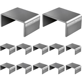 12 Pack Weld On Steel 2x4 Stake Pockets for Trailer Heavy Duty for Standard Trailer Stake Pocket D-Ring