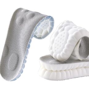 Cloud Soles for Men and Women Sports Shoe Boot Men's Insoles Comfort Sole Inserts Soft Memory Foam Insoles for Women (US Men 7-10.5)