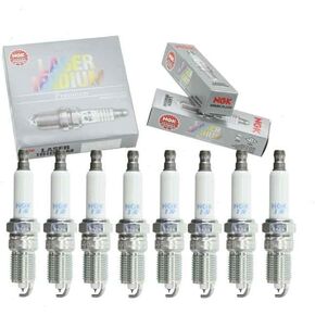 8 pc NGK Laser Iridium Spark Plugs compatible with Chevrolet Silverado 2500 HD 6.0L V8 2001-2019