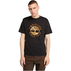 Timberland Men's Holiday Front Graphic Short Sleeve