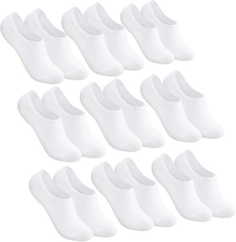 Buauty No Show Socks Womens Men Ankle Socks Short Low Cut Invisible Liner Non Slip Casual Athletic Boat Socks 6 Pairs in Kuwait