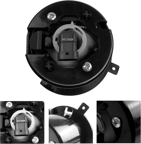 مصابيح الضباب المتوافقة مع مجموعة مصابيح الضباب للمصد الأمامي لسيارة دودج دورانجو 2011 2012 2013 بدون سائق تسخير الأسلاك وجانب الركاب in Kuwait