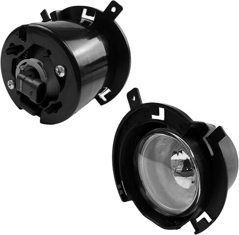 مصابيح الضباب المتوافقة مع مجموعة مصابيح الضباب للمصد الأمامي لسيارة دودج دورانجو 2011 2012 2013 بدون سائق تسخير الأسلاك وجانب الركاب in Kuwait