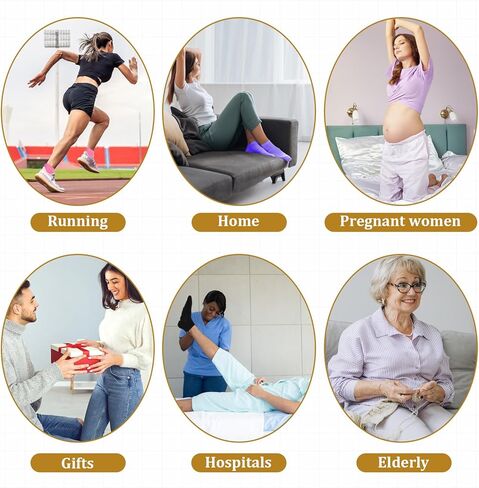 5 Pairs Yoga Socks with Grips for Women, Non Slip Socks for Women, Pilates Socks with Grips, Non Slip Pilates Grip Socks, Yoga Pilates Anti Skid Socks, Non Slip Barre Hospital Socks in Saudi Arabia