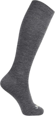 ja vie JAVIE Lightweight Merino Wool Comfy Compression Socks Graduated 15-20mmHg Knee High Stockings for Women & Men Running in Saudi Arabia